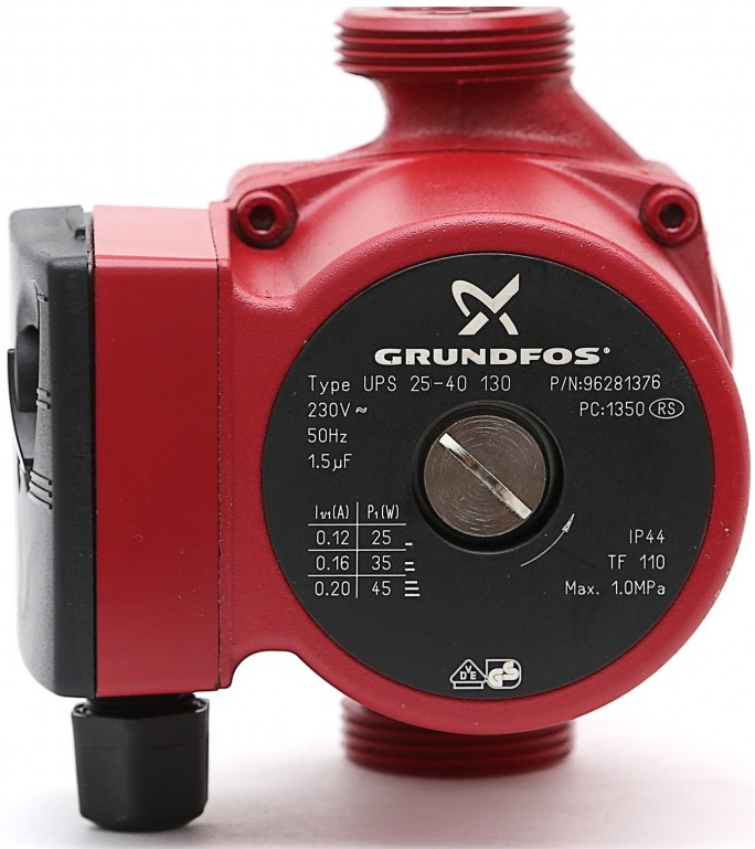 96281376 Grundfos Насос UPS 25-40 130 циркуляционный/ бытовой